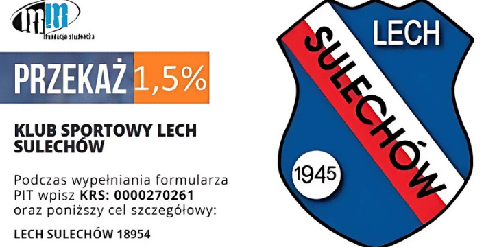 Read more about the article 1,5% Dla młodzieży Lecha Sulechów